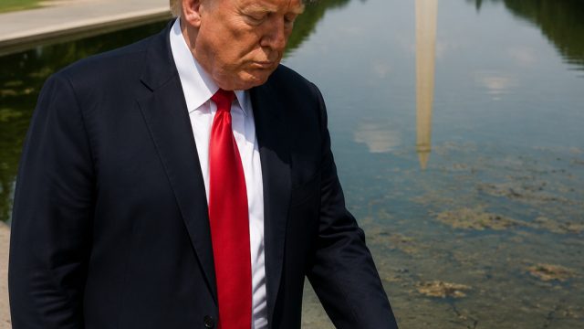 Trump Shifts Blame for Reflecting Pool's Deterioration Amid Controversy | download wii, prada4d rtp,