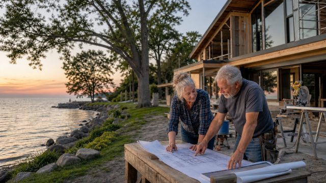 Retirees Transform Michigan Lakefront into Dream Home Amid Renovation Trends | download karaoke rais