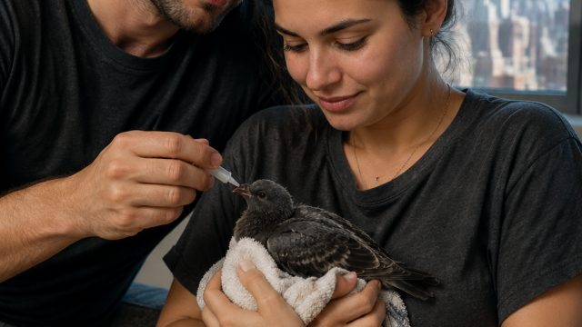 Unlikely Companions: How a New York Couple Adopted a Baby Pigeon | heart link slots, jatuh togel